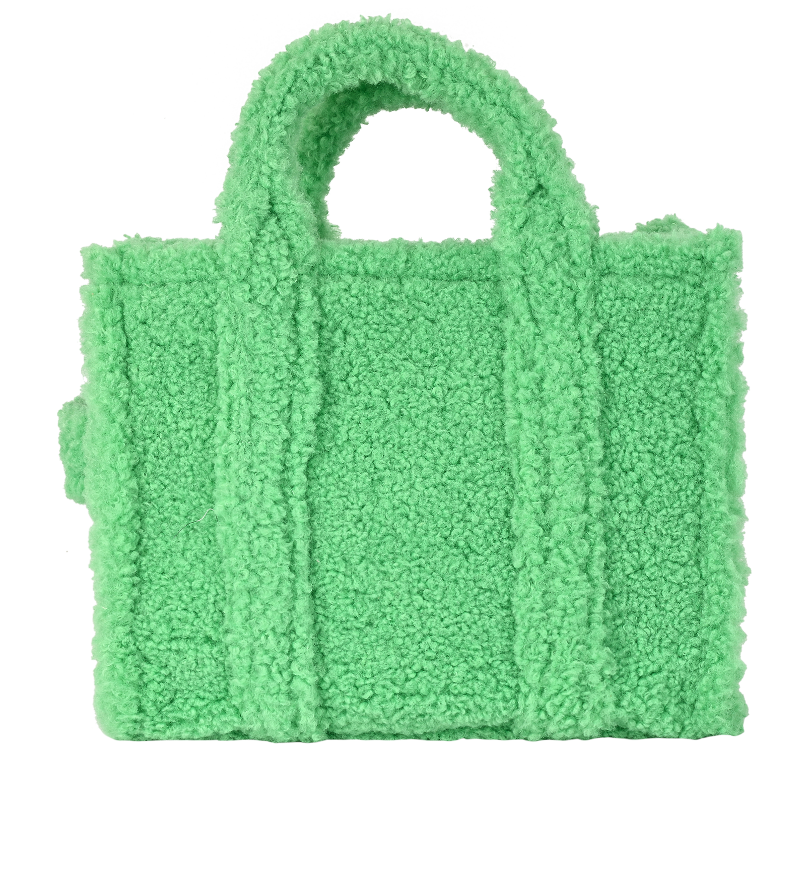 Medium Teddy The Tote Bag, &pound;195, Handbags, Green, Polyester (Polymer), Back view